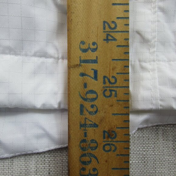 Asics New York City Marathon Jacket Womens 12 White Windbreaker Hooded Full Zip‎ - Picture 14 of 16